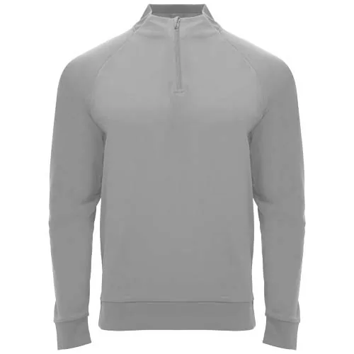gris Sudadera infantil de manga larga con cremallera 1/4 de 200 g/m² Epiro