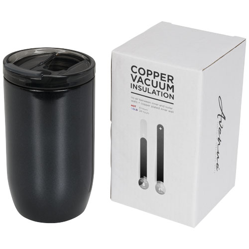 Vaso de 380 ml con aislamiento de cobre al vacío 