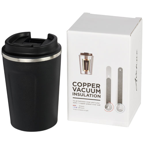 Vaso de 360 ml con aislamiento de cobre al vacío 