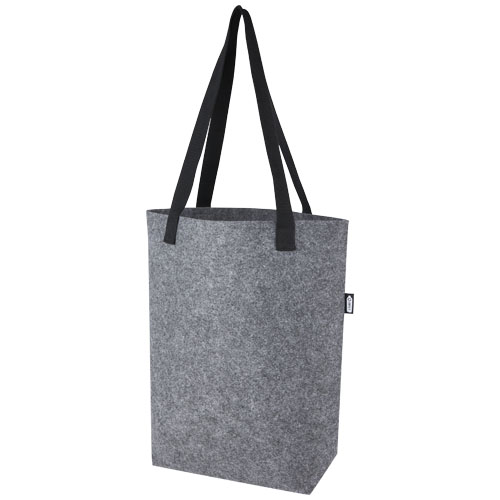 Bolsa Tote de fieltro reciclado GRS con fondo ancho de 12 L 