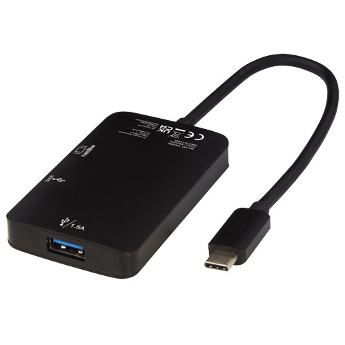 Adaptador multimedia de aluminio tipo C (USB-A/Tipo C/HDMI) 