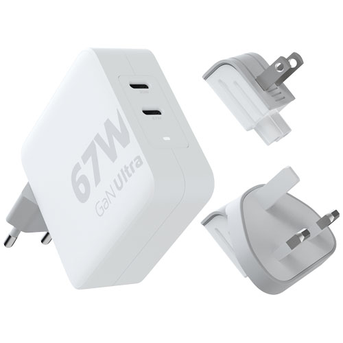 Cargador de viaje de 67 W con cable USB-C PD de 100 W 