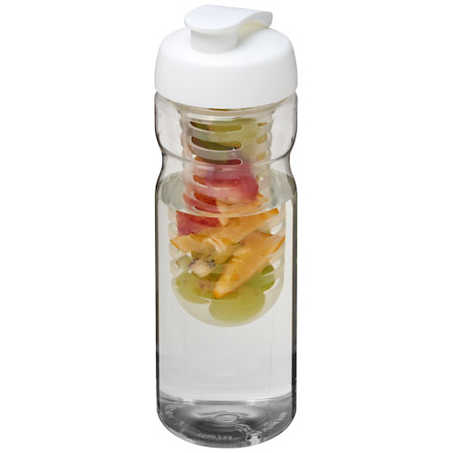 H2O Active Base Bidón deportivo e infusor con Tapa Flip de 650 ml 