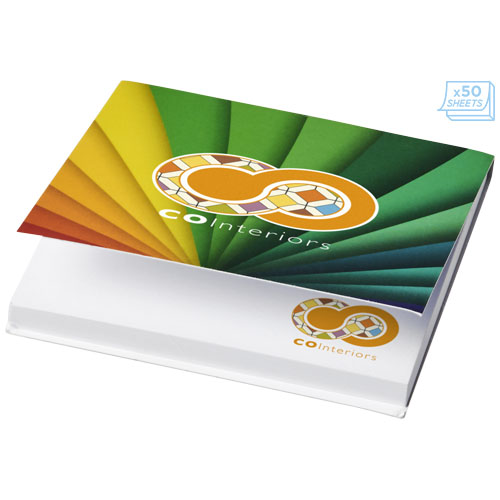 Sticky-Mate Notas adhesivas de 75x75mm con tapa blanda