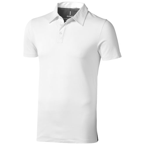 Polo de manga corta elástico para hombre 