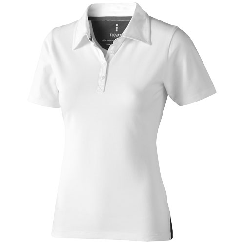 Polo de manga corta elástico para mujer 