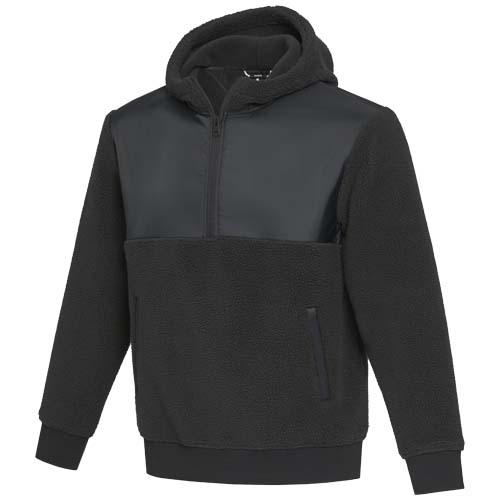 Sudadera unisex de tejido polar sherpa reciclado 