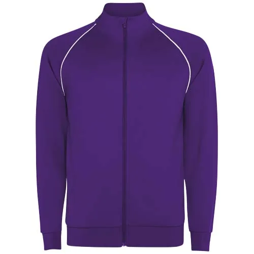 malva Sudadera de hombre Valier con cremallera completa