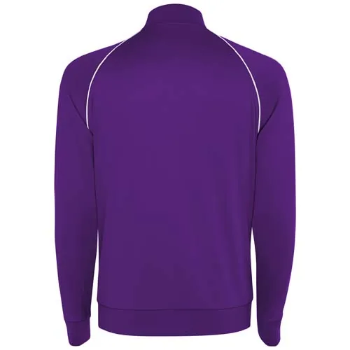 malva Sudadera de hombre Valier con cremallera completa