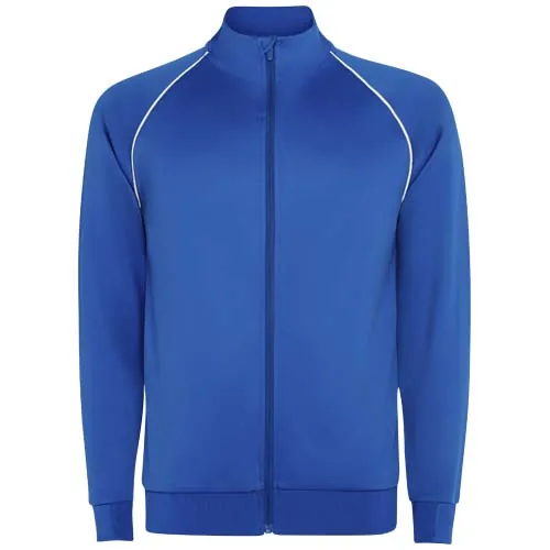 azul real Sudadera de hombre Valier con cremallera completa