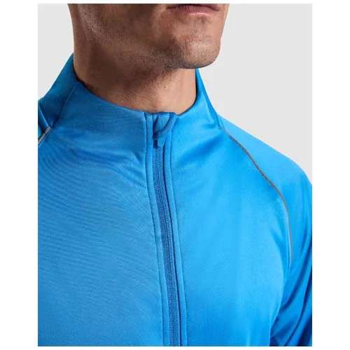 azul real Sudadera de hombre Valier con cremallera completa