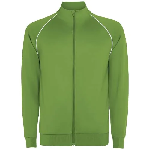 verde helecho Sudadera de hombre Valier con cremallera completa