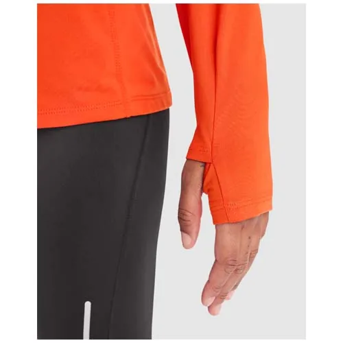 rojo ciruela Sudadera de manga larga con media cremallera para mujer de 200 g/m² Estambul
