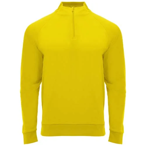 SUDADERA UNISEX DE MANGA LARGA Y CREMALLERA 1/4 