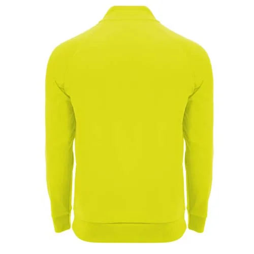 amarillo flúor Sudadera unisex de manga larga y cremallera 1/4 de 200 g/m² Epiro