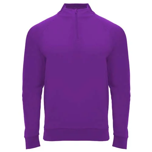 malva Sudadera unisex de manga larga y cremallera 1/4 de 200 g/m² Epiro
