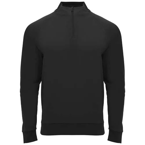 Sudadera unisex de manga larga y cremallera 1/4 