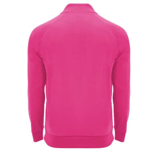 rosa flúor Sudadera unisex de manga larga y cremallera 1/4 de 200 g/m² Epiro
