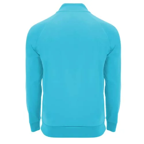 turquesa flúor Sudadera unisex de manga larga y cremallera 1/4 de 200 g/m² Epiro