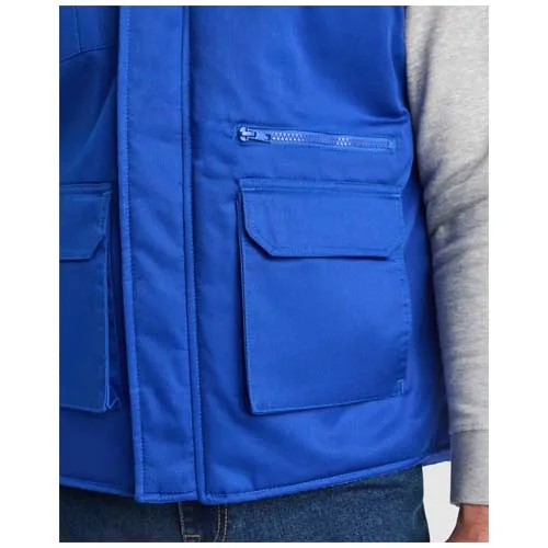 Chaleco de trabajo multiusos cálido con cuello alto 