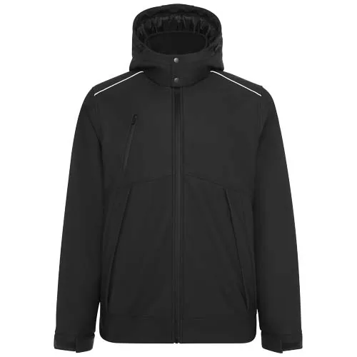 negro intenso Parka térmica acolchada unisex de Emin