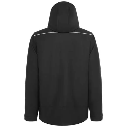 negro intenso Parka térmica acolchada unisex de Emin