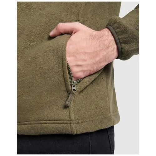granate Chaqueta de forro polar con cremallera completa para hombre Artic