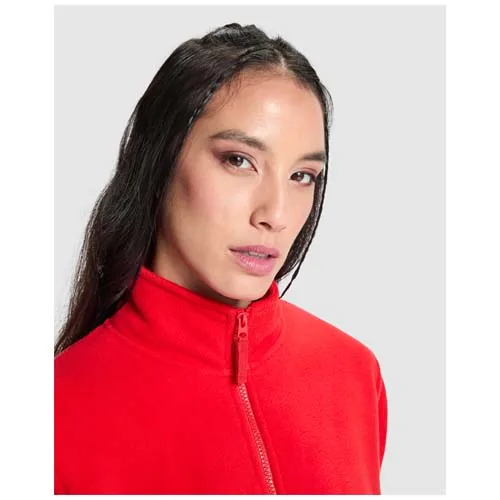 Chaqueta de forro polar con cremallera completa para mujer 