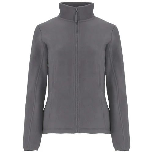 Chaqueta de forro polar con cremallera completa para mujer 