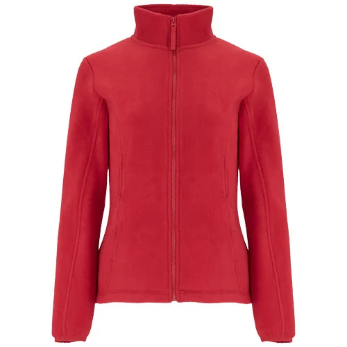 Chaqueta de forro polar con cremallera completa para mujer 