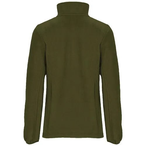 Chaqueta de forro polar con cremallera completa para mujer 