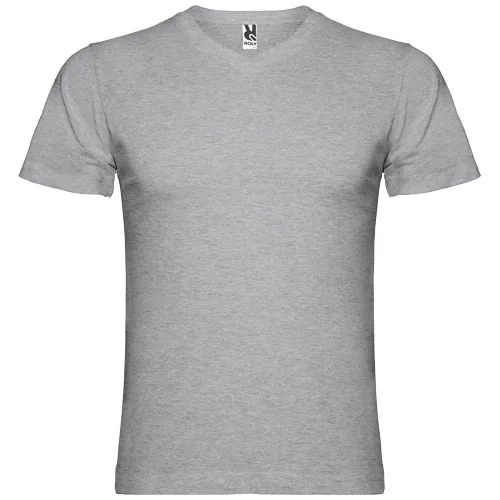Camiseta de cuello de pico de manga corta para hombre 