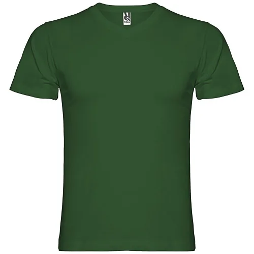 Camiseta de cuello de pico de manga corta para hombre 