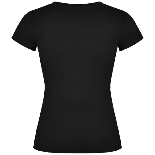 Camiseta de cuello de pico de manga corta para mujer 