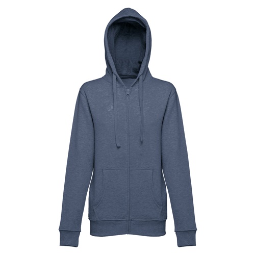 azul matizado THC AMSTERDAM WOMEN II. Sudadera para mujer, con cremallera y capucha
