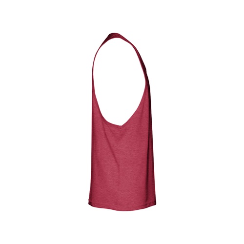 rojo matizado THC IBIZA. Camisetas sin margas para hombre