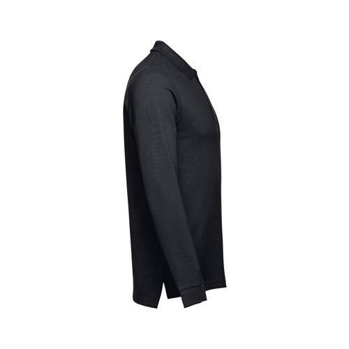 black THC BERN. Polo de manga larga para hombre
