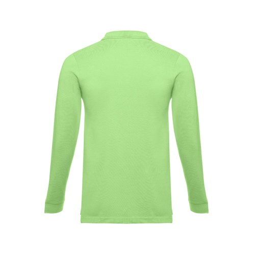verde claro THC BERN. Polo de manga larga para hombre