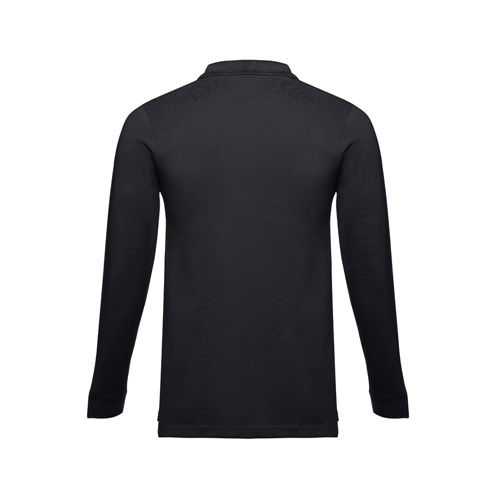 azul eclipse THC BERN. Polo de manga larga para hombre