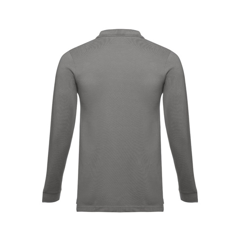 gris THC BERN 3XL. Polo de manga larga para hombre