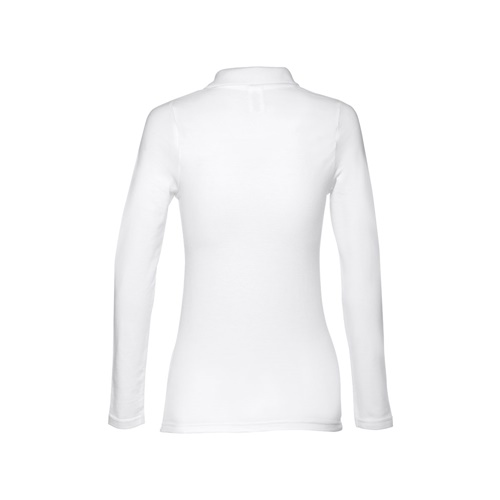 white THC BERN WOMEN WH. Polo de manga larga para mujer