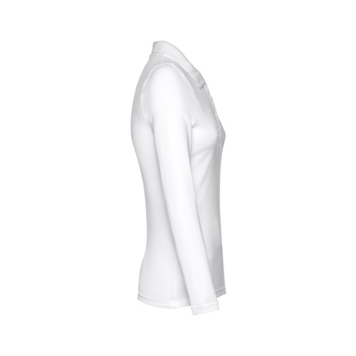 white THC BERN WOMEN WH. Polo de manga larga para mujer