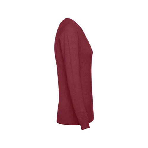 burdeos THC MILAN WOMEN. Jersey con cuello en \