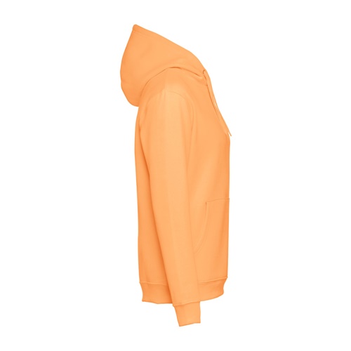 naranja coral THC PHOENIX. Sudadera unisex, con capucha
