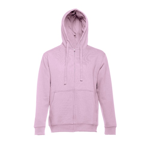 lila THC AMSTERDAM. Sudadera para hombre, con cremallera y capucha