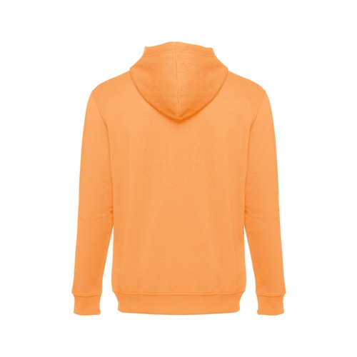 naranja coral THC AMSTERDAM. Sudadera para hombre, con cremallera y capucha