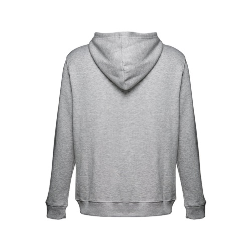 gris claro matizado THC AMSTERDAM. Sudadera para hombre, con cremallera y capucha