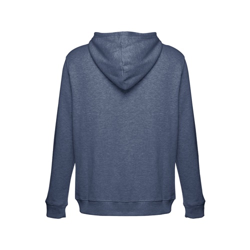 azul matizado THC AMSTERDAM. Sudadera para hombre, con cremallera y capucha