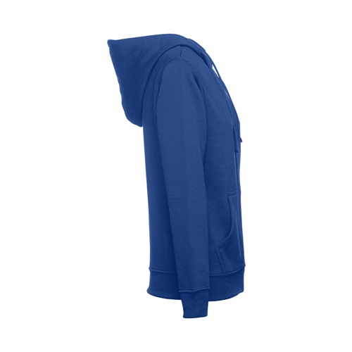 azul royal THC AMSTERDAM WOMEN. Sudadera para mujer, con cremallera y capucha