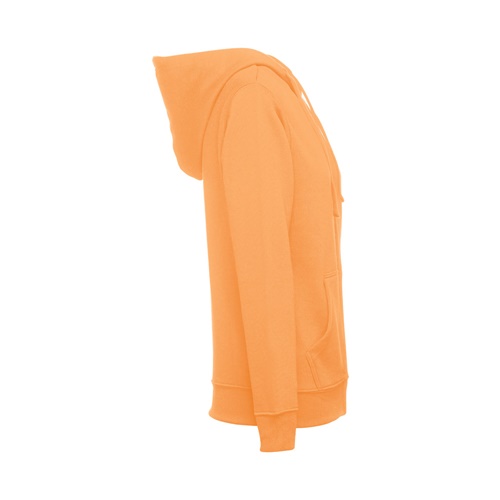 naranja coral THC AMSTERDAM WOMEN. Sudadera para mujer, con cremallera y capucha